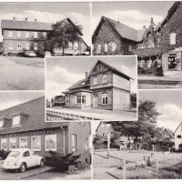 Grundschule - EDEKA Laden - Raiffeisenbank - Bahnhof - Spielplatz/ Bachstraße